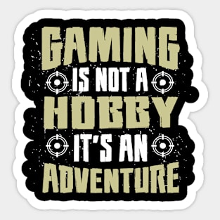 Gaming Adventures Sticker